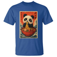 Kawaii Anime Panda Ramen T Shirt Funny Japanese Noodles Anime Lovers - Wonder Print Shop
