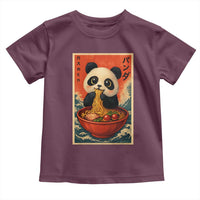 Kawaii Anime Panda Ramen Toddler T Shirt Funny Japanese Noodles Anime Lovers - Wonder Print Shop