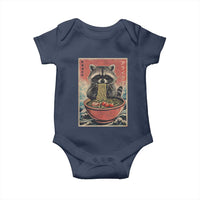 Kawaii Anime Raccoon Ramen Baby Onesie Funny Japanese Noodles Anime Lovers - Wonder Print Shop