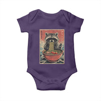 Kawaii Anime Raccoon Ramen Baby Onesie Funny Japanese Noodles Anime Lovers - Wonder Print Shop