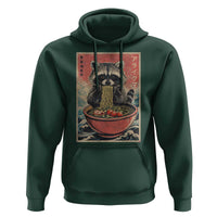 Kawaii Anime Raccoon Ramen Hoodie Funny Japanese Noodles Anime Lovers - Wonder Print Shop
