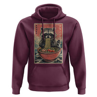 Kawaii Anime Raccoon Ramen Hoodie Funny Japanese Noodles Anime Lovers - Wonder Print Shop