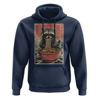 Kawaii Anime Raccoon Ramen Hoodie Funny Japanese Noodles Anime Lovers - Wonder Print Shop