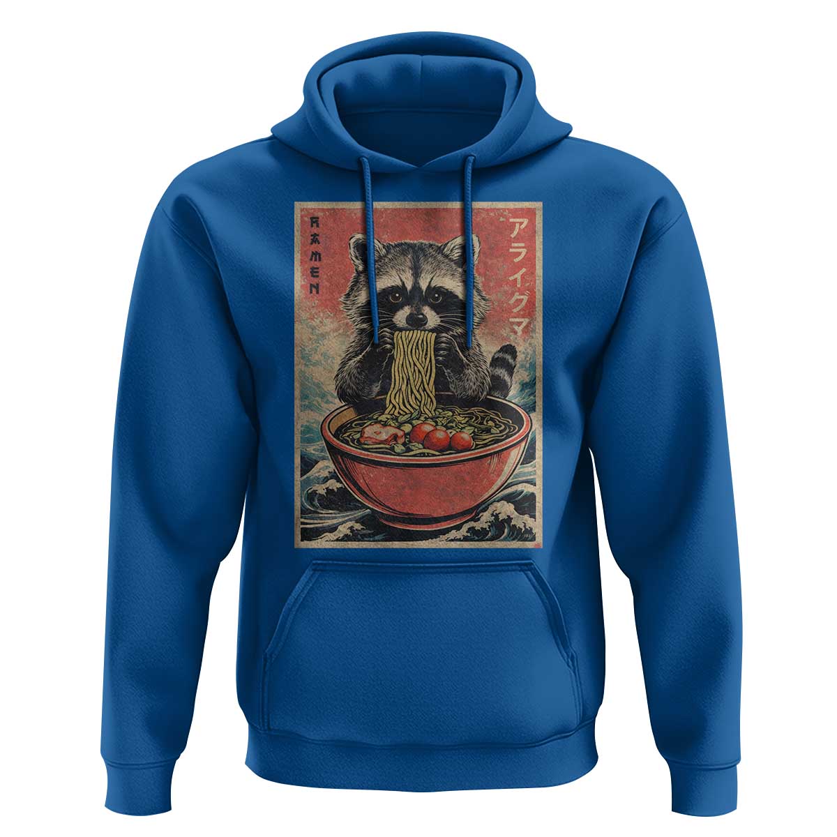 Kawaii Anime Raccoon Ramen Hoodie Funny Japanese Noodles Anime Lovers - Wonder Print Shop