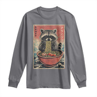 Kawaii Anime Raccoon Ramen Long Sleeve Shirt Funny Japanese Noodles Anime Lovers - Wonder Print Shop