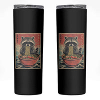 Kawaii Anime Raccoon Ramen Skinny Tumbler Funny Japanese Noodles Anime Lovers - Wonder Print Shop
