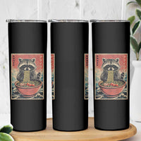 Kawaii Anime Raccoon Ramen Skinny Tumbler Funny Japanese Noodles Anime Lovers - Wonder Print Shop