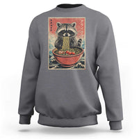 Kawaii Anime Raccoon Ramen Sweatshirt Funny Japanese Noodles Anime Lovers - Wonder Print Shop