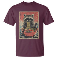 Kawaii Anime Raccoon Ramen T Shirt Funny Japanese Noodles Anime Lovers - Wonder Print Shop