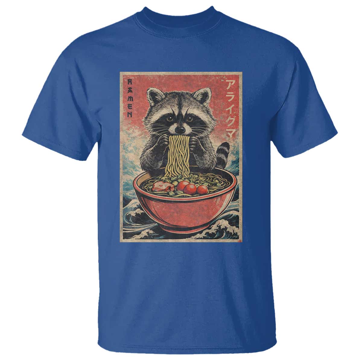 Kawaii Anime Raccoon Ramen T Shirt Funny Japanese Noodles Anime Lovers - Wonder Print Shop