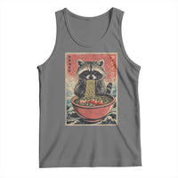 Kawaii Anime Raccoon Ramen Tank Top Funny Japanese Noodles Anime Lovers - Wonder Print Shop