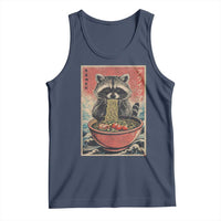 Kawaii Anime Raccoon Ramen Tank Top Funny Japanese Noodles Anime Lovers - Wonder Print Shop
