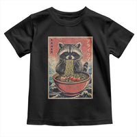 Kawaii Anime Raccoon Ramen Toddler T Shirt Funny Japanese Noodles Anime Lovers - Wonder Print Shop