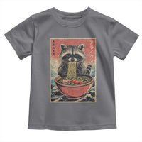 Kawaii Anime Raccoon Ramen Toddler T Shirt Funny Japanese Noodles Anime Lovers - Wonder Print Shop