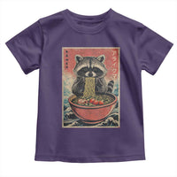 Kawaii Anime Raccoon Ramen Toddler T Shirt Funny Japanese Noodles Anime Lovers - Wonder Print Shop