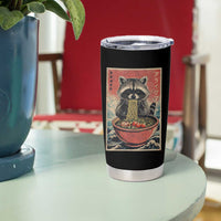 Kawaii Anime Raccoon Ramen Tumbler Cup Funny Japanese Noodles Anime Lovers - Wonder Print Shop