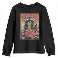Kawaii Anime Raccoon Ramen Youth Sweatshirt Funny Japanese Noodles Anime Lovers - Wonder Print Shop