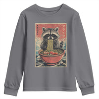 Kawaii Anime Raccoon Ramen Youth Sweatshirt Funny Japanese Noodles Anime Lovers - Wonder Print Shop