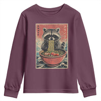 Kawaii Anime Raccoon Ramen Youth Sweatshirt Funny Japanese Noodles Anime Lovers - Wonder Print Shop
