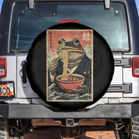 Frog Eat Ramen Spare Tire Cover Funny Japanese Noodles Anime Lovers Kawaii Anime - Wonder Print Shop