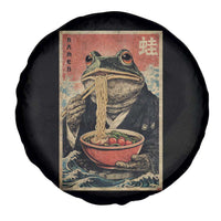 Frog Eat Ramen Spare Tire Cover Funny Japanese Noodles Anime Lovers Kawaii Anime - Wonder Print Shop