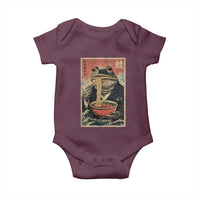 Frog Eat Ramen Baby Onesie Funny Japanese Noodles Anime Lovers Kawaii Anime - Wonder Print Shop