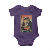 Frog Eat Ramen Baby Onesie Funny Japanese Noodles Anime Lovers Kawaii Anime - Wonder Print Shop