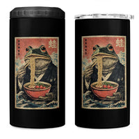 Frog Eat Ramen 4 in 1 Can Cooler Tumbler Funny Japanese Noodles Anime Lovers Kawaii Anime - Wonder Print Shop