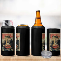 Frog Eat Ramen 4 in 1 Can Cooler Tumbler Funny Japanese Noodles Anime Lovers Kawaii Anime - Wonder Print Shop
