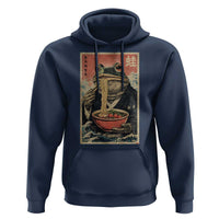 Frog Eat Ramen Hoodie Funny Japanese Noodles Anime Lovers Kawaii Anime - Wonder Print Shop