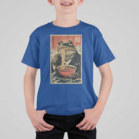 Frog Eat Ramen T Shirt For Kid Funny Japanese Noodles Anime Lovers Kawaii Anime - Wonder Print Shop