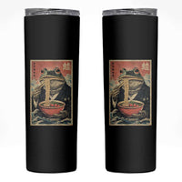 Frog Eat Ramen Skinny Tumbler Funny Japanese Noodles Anime Lovers Kawaii Anime - Wonder Print Shop