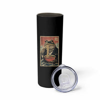 Frog Eat Ramen Skinny Tumbler Funny Japanese Noodles Anime Lovers Kawaii Anime - Wonder Print Shop