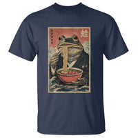 Frog Eat Ramen T Shirt Funny Japanese Noodles Anime Lovers Kawaii Anime - Wonder Print Shop