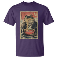 Frog Eat Ramen T Shirt Funny Japanese Noodles Anime Lovers Kawaii Anime - Wonder Print Shop
