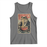 Frog Eat Ramen Tank Top Funny Japanese Noodles Anime Lovers Kawaii Anime - Wonder Print Shop