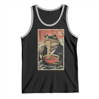 Frog Eat Ramen Tank Top Funny Japanese Noodles Anime Lovers Kawaii Anime - Wonder Print Shop