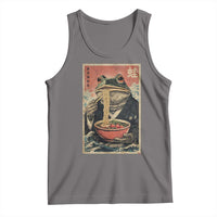 Frog Eat Ramen Tank Top Funny Japanese Noodles Anime Lovers Kawaii Anime - Wonder Print Shop