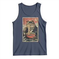 Frog Eat Ramen Tank Top Funny Japanese Noodles Anime Lovers Kawaii Anime - Wonder Print Shop