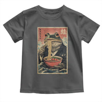 Frog Eat Ramen Toddler T Shirt Funny Japanese Noodles Anime Lovers Kawaii Anime - Wonder Print Shop