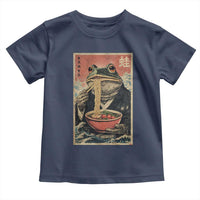 Frog Eat Ramen Toddler T Shirt Funny Japanese Noodles Anime Lovers Kawaii Anime - Wonder Print Shop
