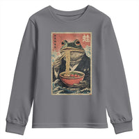 Frog Eat Ramen Youth Sweatshirt Funny Japanese Noodles Anime Lovers Kawaii Anime - Wonder Print Shop
