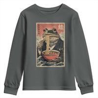 Frog Eat Ramen Youth Sweatshirt Funny Japanese Noodles Anime Lovers Kawaii Anime - Wonder Print Shop
