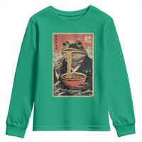 Frog Eat Ramen Youth Sweatshirt Funny Japanese Noodles Anime Lovers Kawaii Anime - Wonder Print Shop