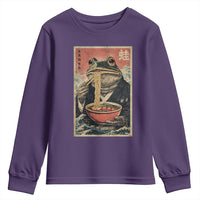 Frog Eat Ramen Youth Sweatshirt Funny Japanese Noodles Anime Lovers Kawaii Anime - Wonder Print Shop