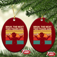 Bruh 67 New Years Eve Party Ceramic Ornament Six Seven Boys 67 Meme 6 7 Numbers - Wonder Print Shop