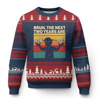 Bruh 67 New Years Eve Party Ugly Christmas Sweater Six Seven Boys 67 Meme 6 7 Numbers - Wonder Print Shop