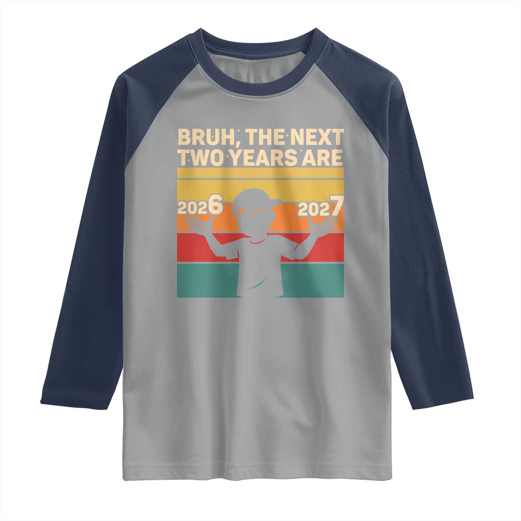 Bruh 67 New Years Eve Party Raglan Shirt Six Seven Boys 67 Meme 6 7 Numbers - Wonder Print Shop