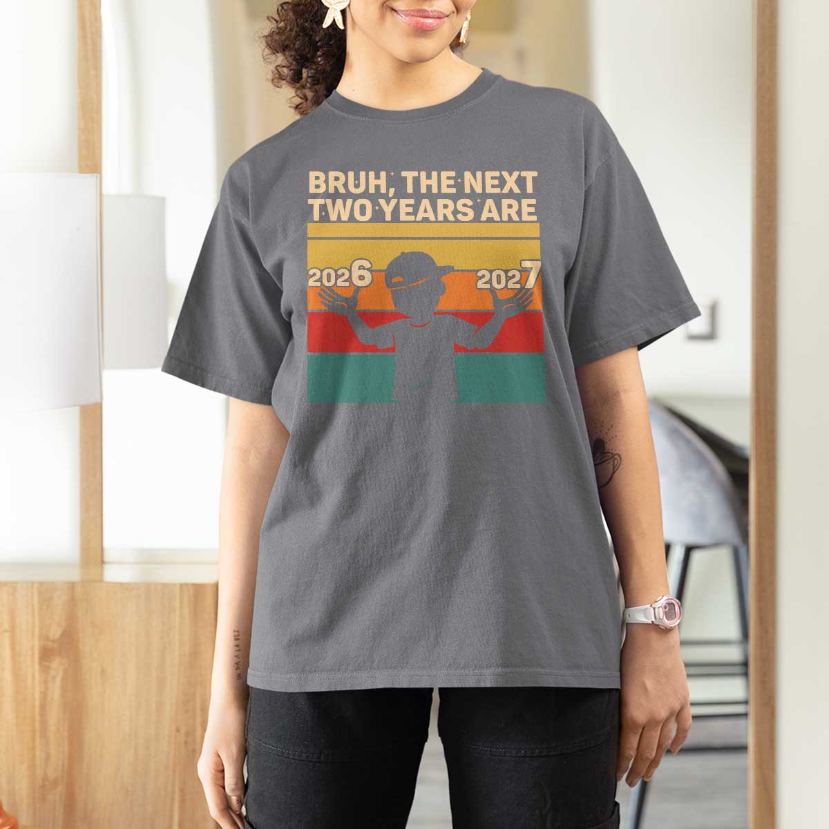 Bruh 67 New Years Eve Party T Shirt For Women Six Seven Boys 67 Meme 6 7 Numbers - Wonder Print Shop