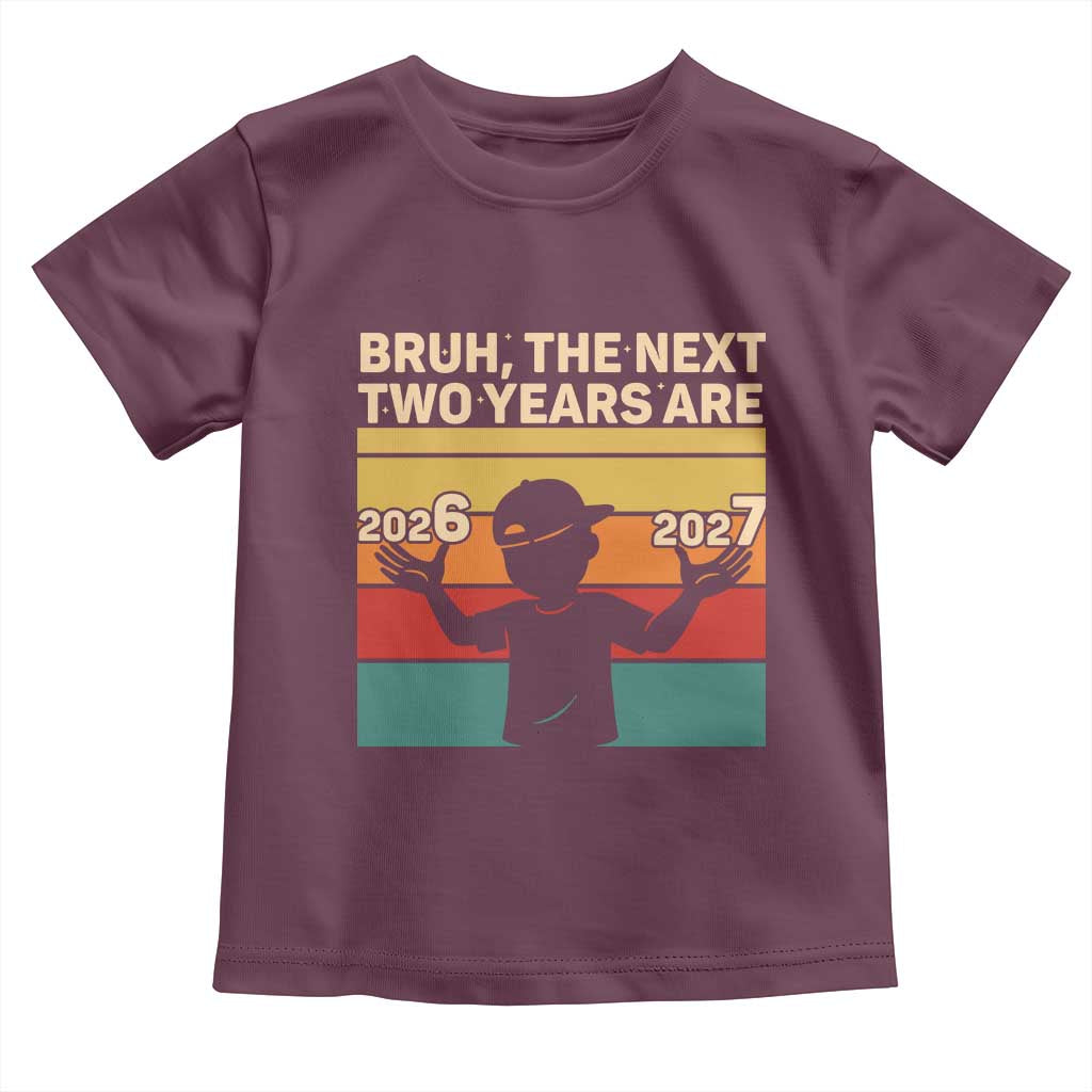 Bruh 67 New Years Eve Party Toddler T Shirt Six Seven Boys 67 Meme 6 7 Numbers - Wonder Print Shop